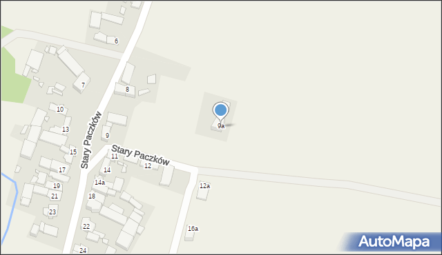 Stary Paczków, Stary Paczków, 9a, mapa Stary Paczków