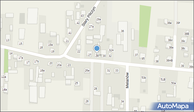 Stary Pilczyn, Stary Pilczyn, 29, mapa Stary Pilczyn