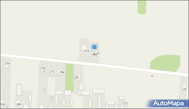 Stary Pilczyn, Stary Pilczyn, 88a, mapa Stary Pilczyn