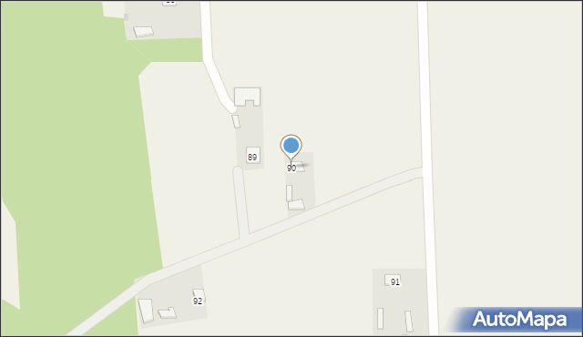 Stary Pożóg, Stary Pożóg, 90, mapa Stary Pożóg