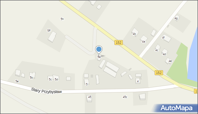 Stary Przybysław, Stary Przybysław, 5a, mapa Stary Przybysław