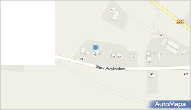 Stary Przybysław, Stary Przybysław, 5b, mapa Stary Przybysław