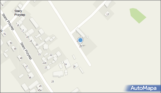 Stary Przylep, Stary Przylep, 15, mapa Stary Przylep