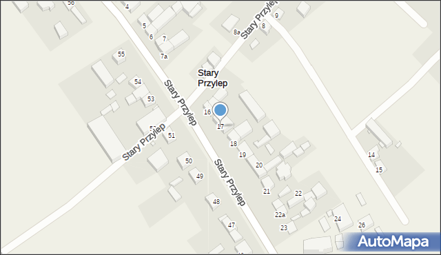 Stary Przylep, Stary Przylep, 17, mapa Stary Przylep