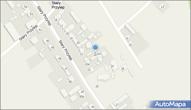Stary Przylep, Stary Przylep, 22, mapa Stary Przylep