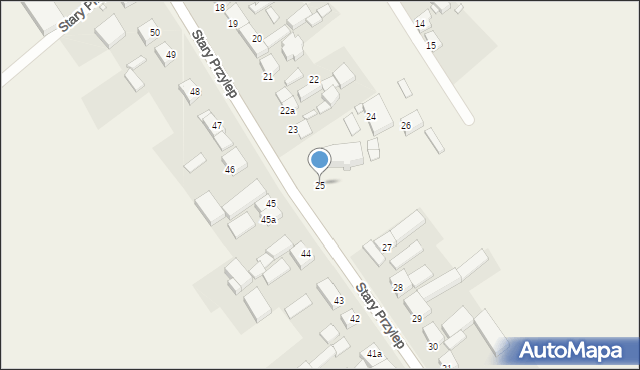 Stary Przylep, Stary Przylep, 25, mapa Stary Przylep