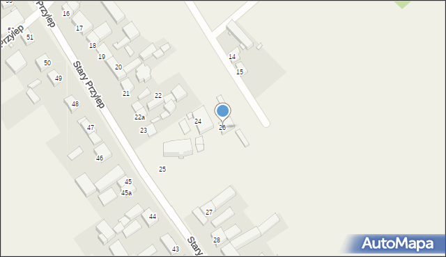 Stary Przylep, Stary Przylep, 26, mapa Stary Przylep