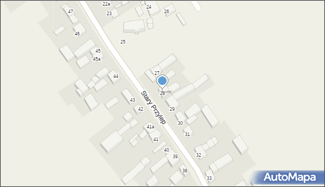Stary Przylep, Stary Przylep, 28, mapa Stary Przylep