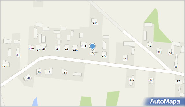 Stary Puznów, Stary Puznów, 43, mapa Stary Puznów