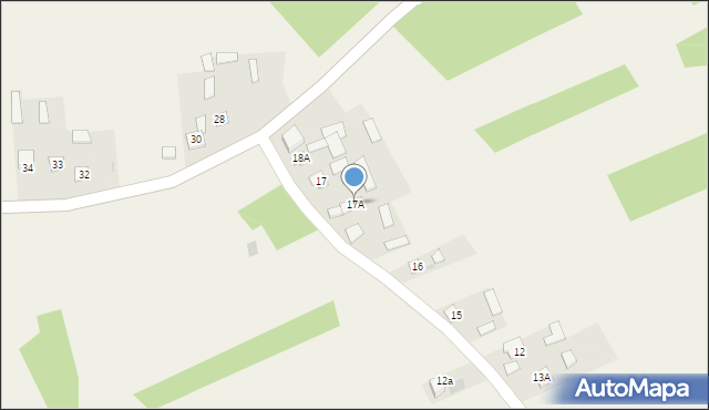 Stary Rachów, Stary Rachów, 17A, mapa Stary Rachów