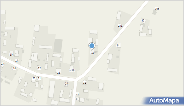 Stary Rzechów, Stary Rzechów, 24, mapa Stary Rzechów