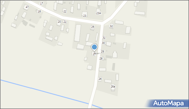 Stary Rzechów, Stary Rzechów, 27, mapa Stary Rzechów