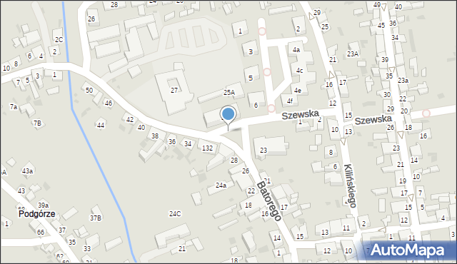 Stary Sącz, Stefana Batorego, 23c, mapa Stary Sącz