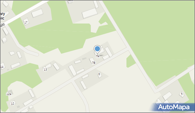 Stary Sielc, Stary Sielc, 7A, mapa Stary Sielc