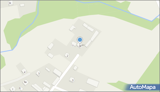 Stary Skarżyn, Stary Skarżyn, 1a, mapa Stary Skarżyn