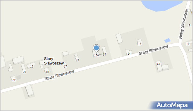 Stary Sławoszew, Stary Sławoszew, 15A, mapa Stary Sławoszew