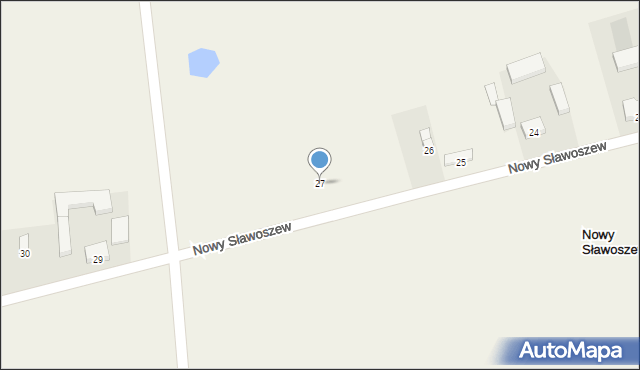 Stary Sławoszew, Stary Sławoszew, 27, mapa Stary Sławoszew