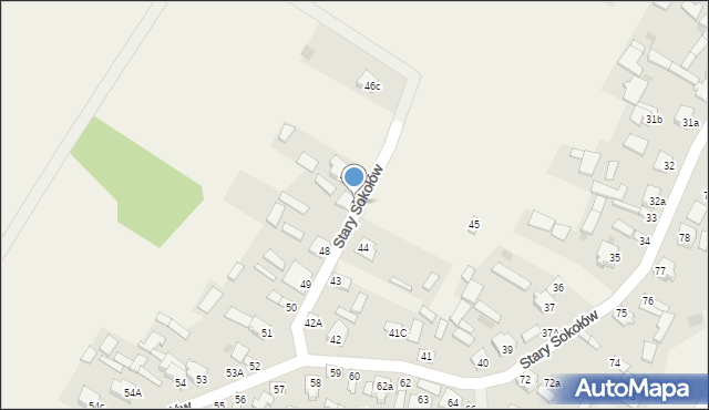 Stary Sokołów, Stary Sokołów, 47, mapa Stary Sokołów