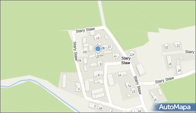 Stary Staw, Stary Staw, 10, mapa Stary Staw
