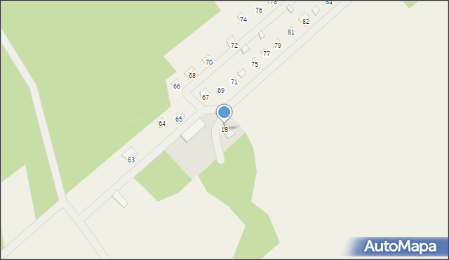 Stary Strachocin, Stary Strachocin, 18, mapa Stary Strachocin