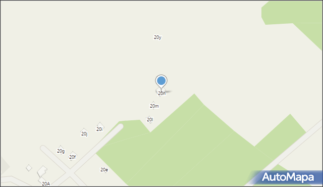 Stary Strachocin, Stary Strachocin, 20n, mapa Stary Strachocin