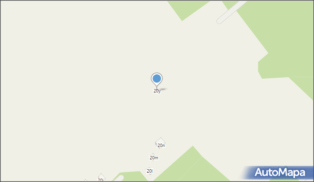 Stary Strachocin, Stary Strachocin, 20y, mapa Stary Strachocin