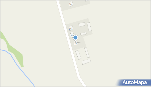 Stary Strachocin, Stary Strachocin, 28, mapa Stary Strachocin
