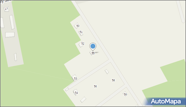 Stary Strachocin, Stary Strachocin, 55, mapa Stary Strachocin