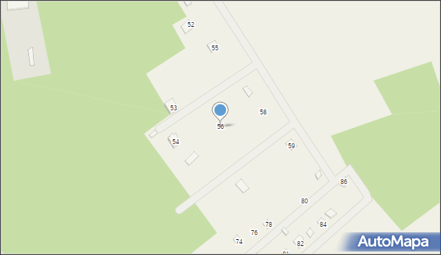 Stary Strachocin, Stary Strachocin, 56, mapa Stary Strachocin