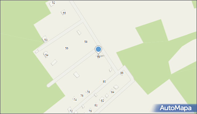 Stary Strachocin, Stary Strachocin, 59, mapa Stary Strachocin