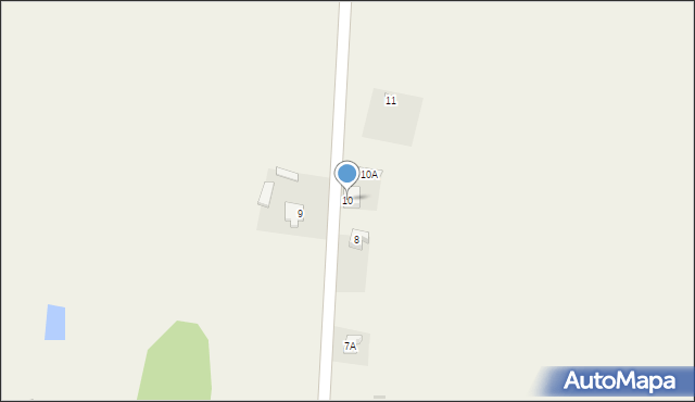 Stary Stręczyn, Stary Stręczyn, 10, mapa Stary Stręczyn