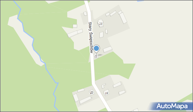 Stary Świętochów, Stary Świętochów, 22, mapa Stary Świętochów