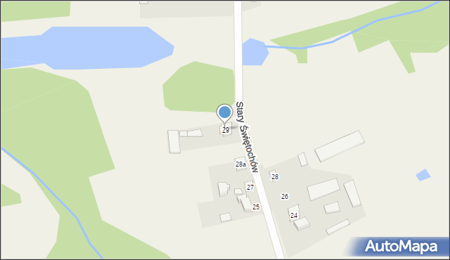 Stary Świętochów, Stary Świętochów, 29, mapa Stary Świętochów