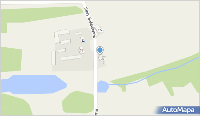 Stary Świętochów, Stary Świętochów, 31a, mapa Stary Świętochów