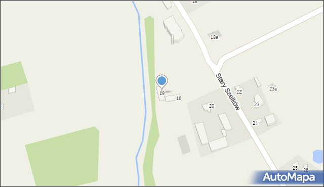 Stary Szelków, Stary Szelków, 19, mapa Stary Szelków