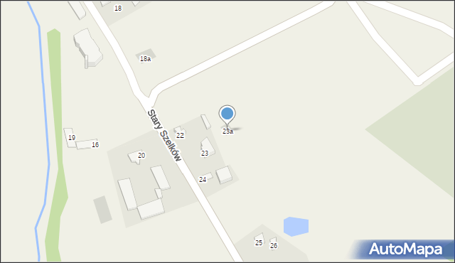 Stary Szelków, Stary Szelków, 23a, mapa Stary Szelków