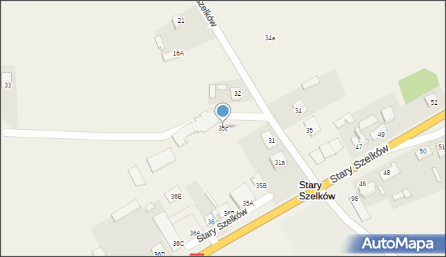 Stary Szelków, Stary Szelków, 35c, mapa Stary Szelków