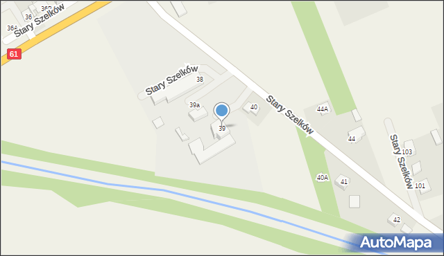 Stary Szelków, Stary Szelków, 39, mapa Stary Szelków