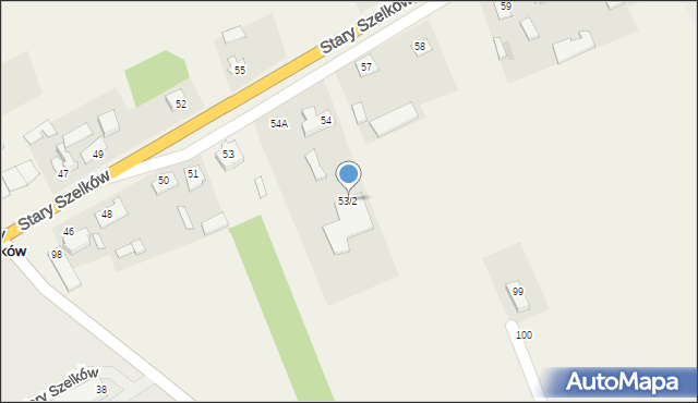 Stary Szelków, Stary Szelków, 53/2, mapa Stary Szelków