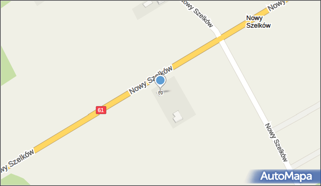 Stary Szelków, Stary Szelków, 69, mapa Stary Szelków