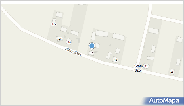 Stary Szor, Stary Szor, 15, mapa Stary Szor