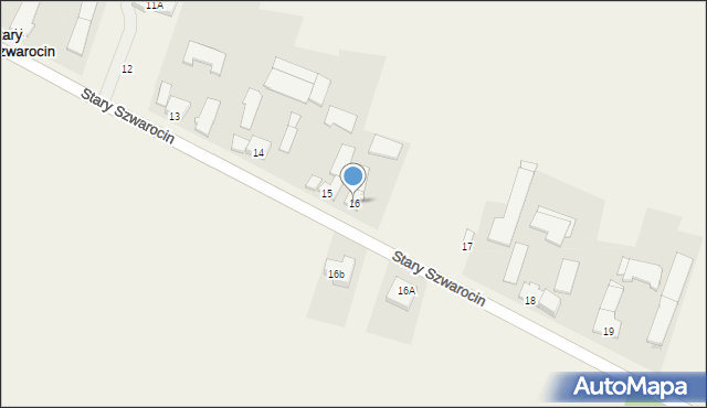 Stary Szwarocin, Stary Szwarocin, 16, mapa Stary Szwarocin