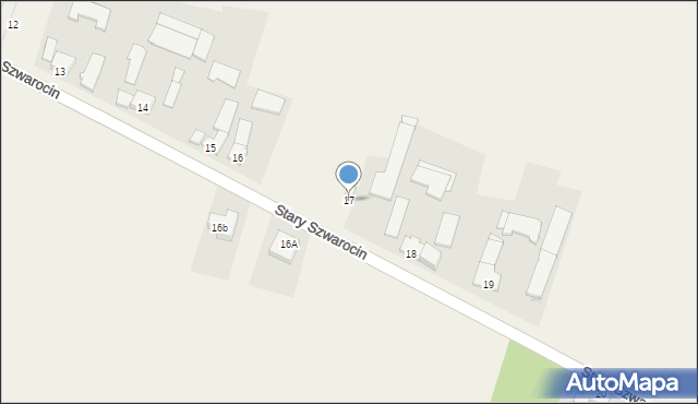 Stary Szwarocin, Stary Szwarocin, 17, mapa Stary Szwarocin