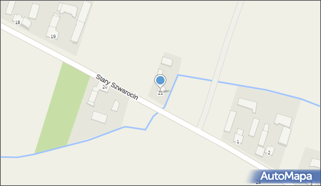 Stary Szwarocin, Stary Szwarocin, 21, mapa Stary Szwarocin