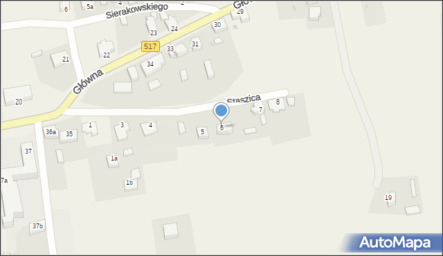 Stary Targ, Staszica Stanisława, 6, mapa Stary Targ
