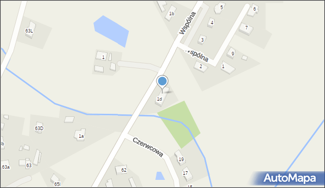 Stary Tomyśl, Stary Tomyśl, 1e, mapa Stary Tomyśl