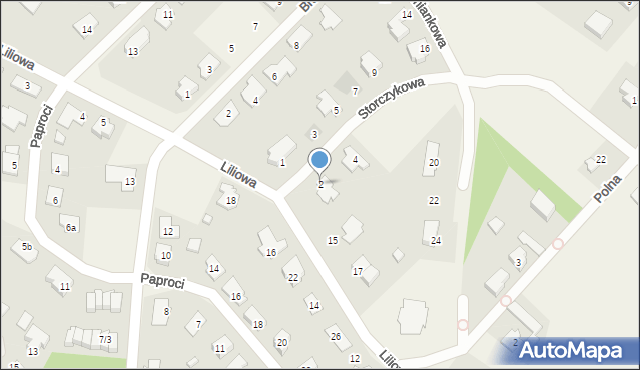 Stary Toruń, Storczykowa, 2, mapa Stary Toruń