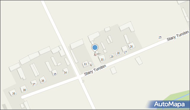 Stary Turobin, Stary Turobin, 31, mapa Stary Turobin