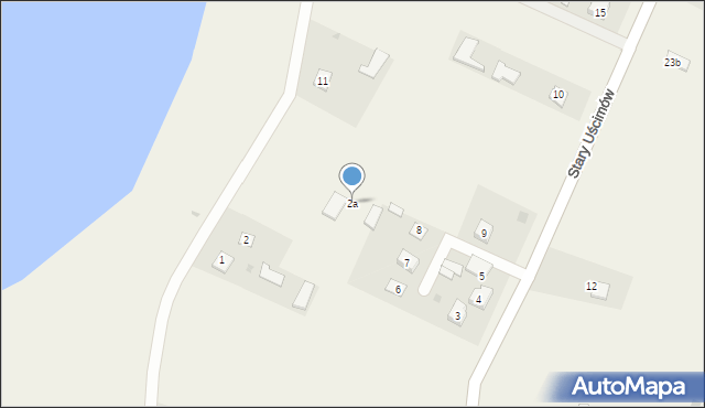 Stary Uścimów, Stary Uścimów, 2a, mapa Stary Uścimów