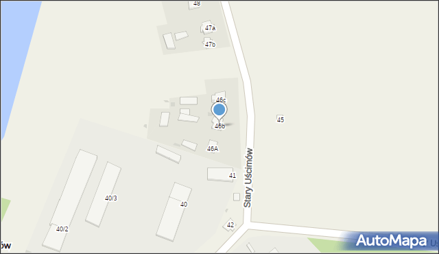 Stary Uścimów, Stary Uścimów, 46b, mapa Stary Uścimów